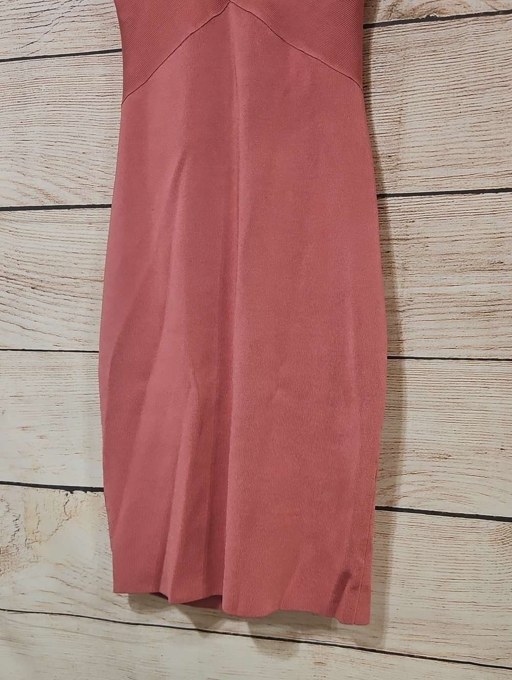 Alexander McQueen Dusty Rose Fitted Sheath Bodycon Dress Small 4 - Picture 3 of 7